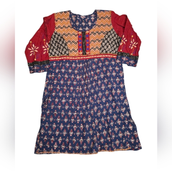 no brand Tops - India Inspired Tunic XL Bohemian Hippie Print